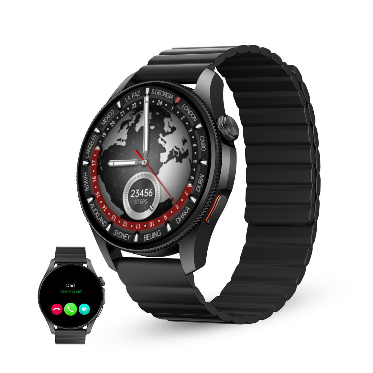Smartwatch KSIX KSIX Horizon Black 1,43" 46 mm